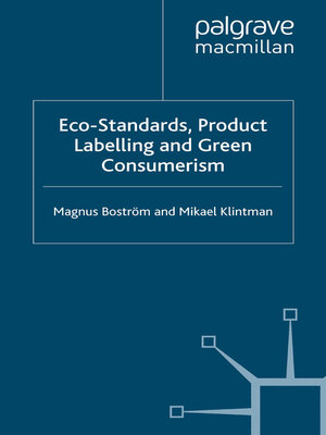 cover image of Eco-Standards, Product Labelling and Green Consumerism